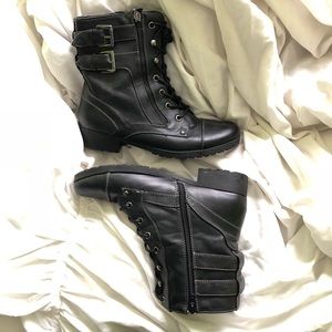 G by Guess Combat Boots
